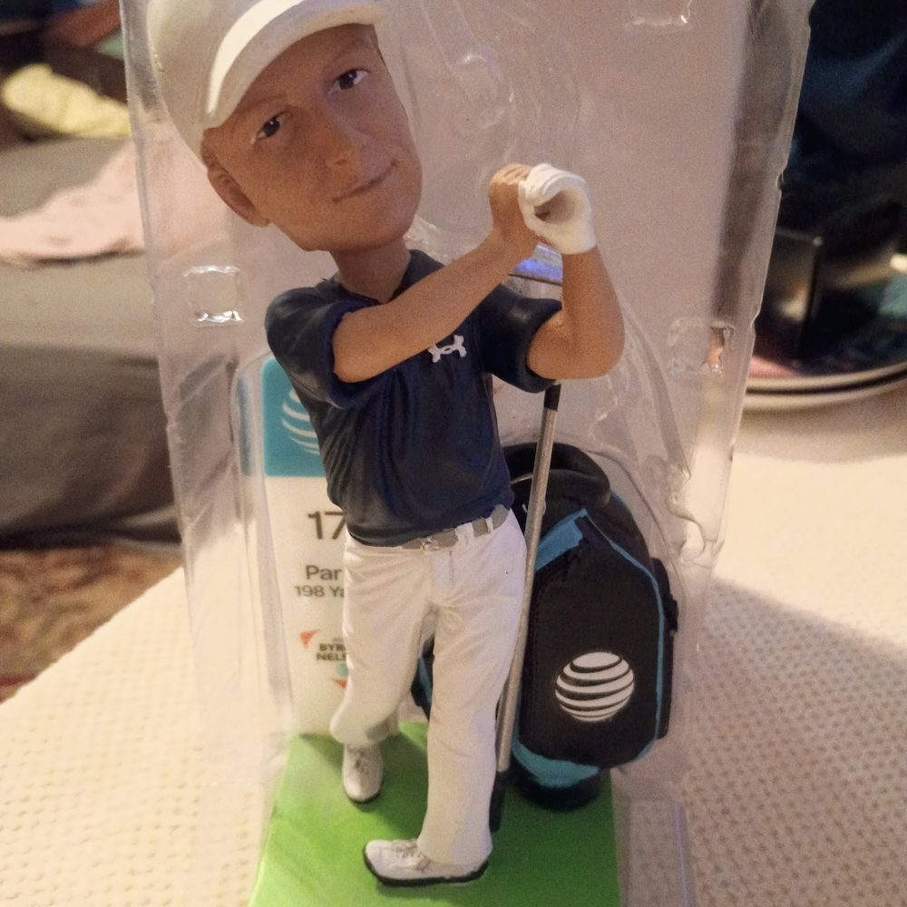 Golf Figurine with Golf Bag